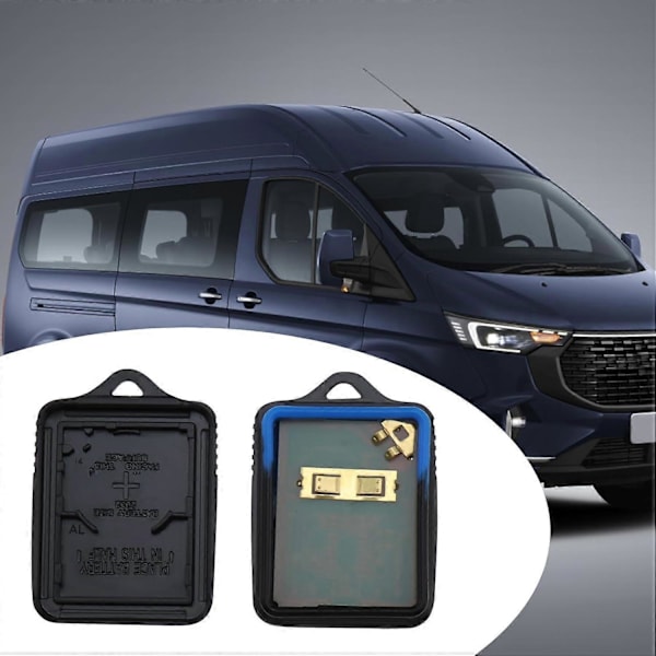 2 st 3-knapps 433MHz Bilnyckel Fjärrkontroll Kompatibel med Ford Transit MK6 2000-2006 och Connect Van 2002-2007 Maverick Svart