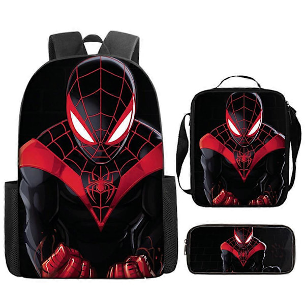 Marvel Spider-Man Ryggsäck Set för Barn (Pojkar & Flickor) - 3-Delar: Ryggsäck, Axelväska, Pennfodral