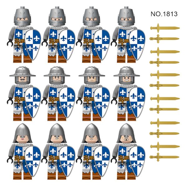 Middelalderlige romerske soldat minifigurer byggeklodser legetøj gaver