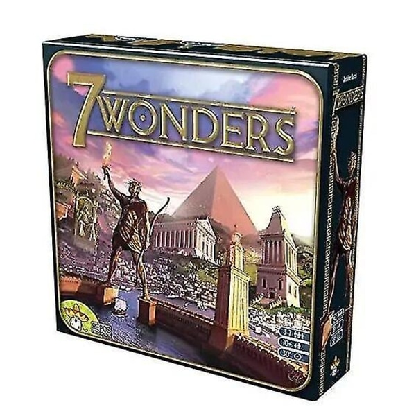 Englanninkielinen versio 7 Wonders-korttipelit aikuisten vs vapaa-ajan bileiden strategia Lautapeli Korttipulmapelit, juhlapelit