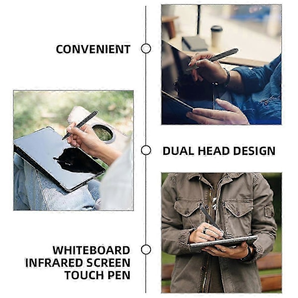 3 st Touchskärmspennor Infraröd Skärm Kapacitiv Penna Elektronisk Whiteboard Touchpenna