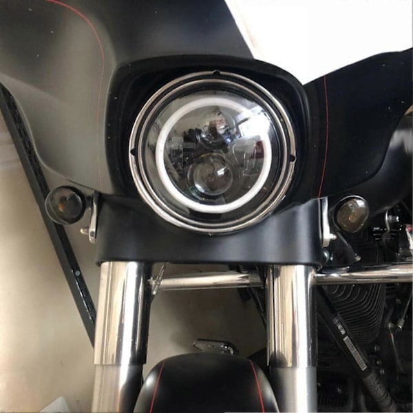 4 st Anti-rök Blinkerslins Skydd Motorcykel Lampskärm ABS Ljusskydd för Harley-Davidson
