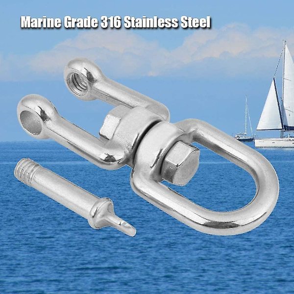 M4 Marine Grade 316 Rustfrit Stål Svingbeslag, Sæt Af 4 Til Båd/Fortøjning