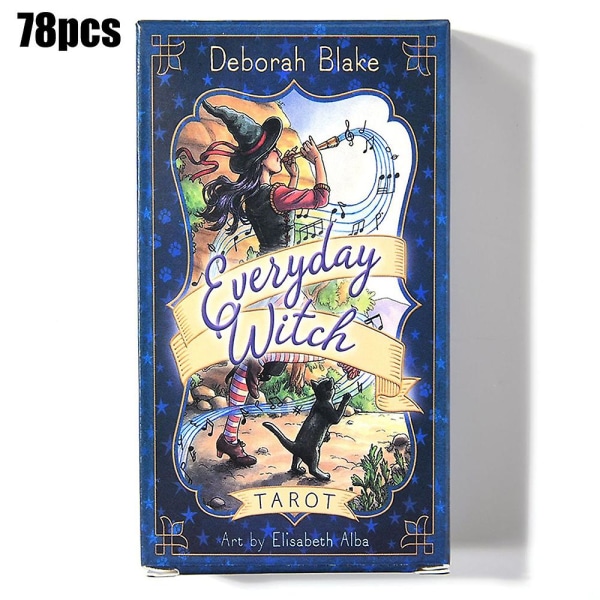 78 kort Everyday Witch Tarot Oracle Cards Deck Divination Familjespel Brädspel pusselspel, sällskapsspel