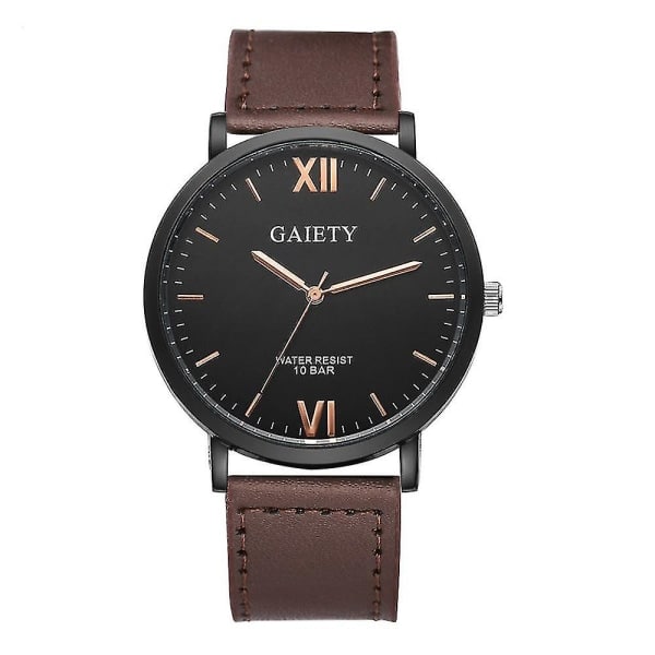 Luksus Casual Læder Armbånd Quartz Ure