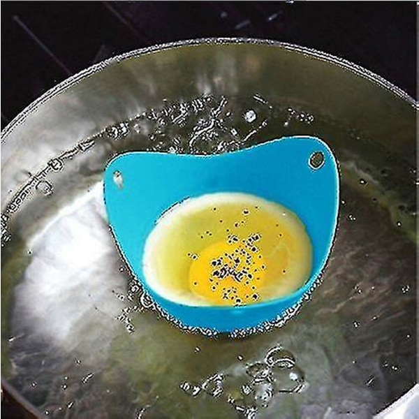Silikonäggkokare Set med 6 St Pocherad Ägg