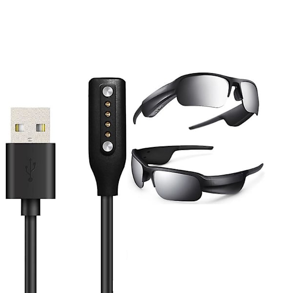 80cm USB-opladeradapter Magnetisk opladningskabel Strømkabel til Bose Frames Alto Smart Glasse