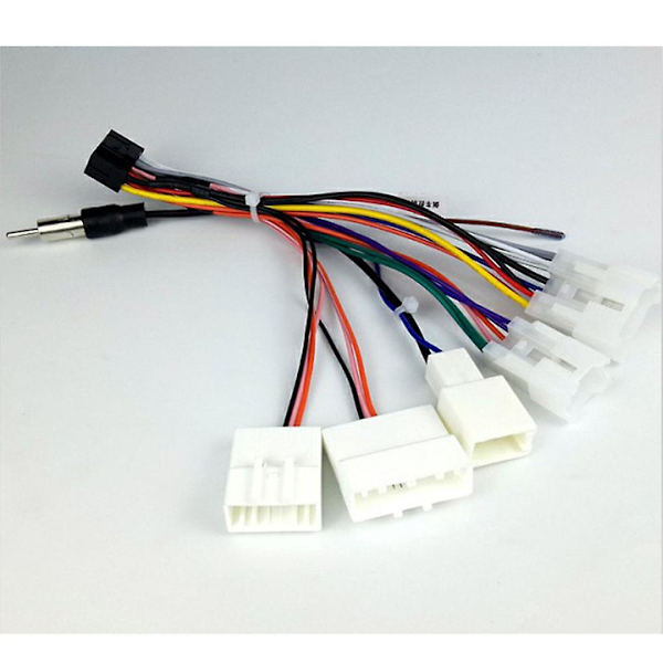 Bilstereo-kabelsett elektrisk ledningsadapter 16-pin for Toyota-biler