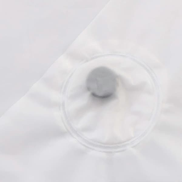 2025 Senaste Modell 2-pack Duschdraperifoder Ersättningar 70 x 54, Vit, med Magneter