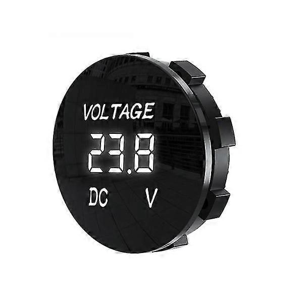 DC 12V-24V LED-paneeli Digitaalinen Jännitevolttimittari Näyttö Volttimittari Moottoripyörä Auto--