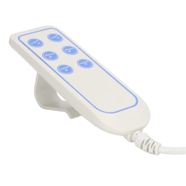 Elektrisk sengekontroll for løftesenger, PVC, IP66, slitesterk, håndkontroll for sykehus (8-polet)