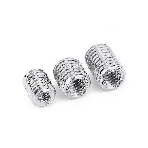 Ydre M10 Indre M8 5stk Indre Ydre Gevind Hulrør Kobling Transportør Sliver Adapter Skrue