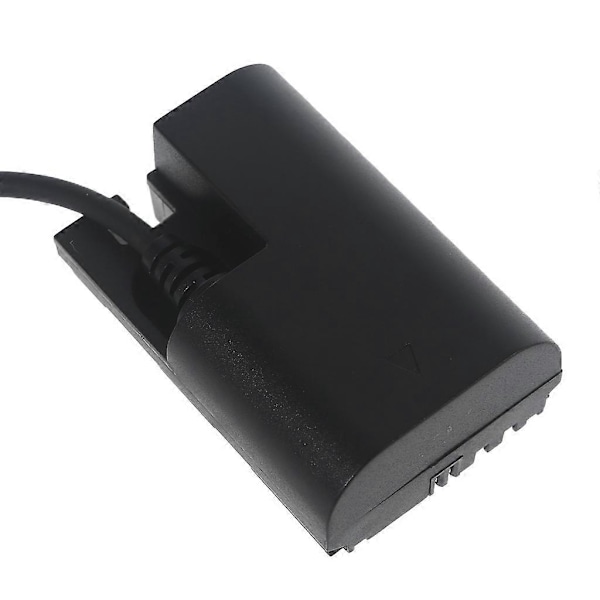 LP-E6 Dummy Batteri med USB Type-C Strømkabel Understøtter PD 9V / 12V Output til Kameraer Skærme Høj-Elastisk