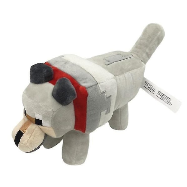 Nye modeller 35cm Minecraft Wolf Plush Mascot Dog Steve