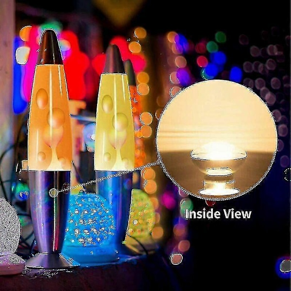 R39 E14 40W Lava Lamp Glödlampor, Edison Skruv Ses Reflektor Små Lava Lamp Glödlampor, Varmvit 2800K R39 Dimbar (2-pack) Zhuoxuan 12