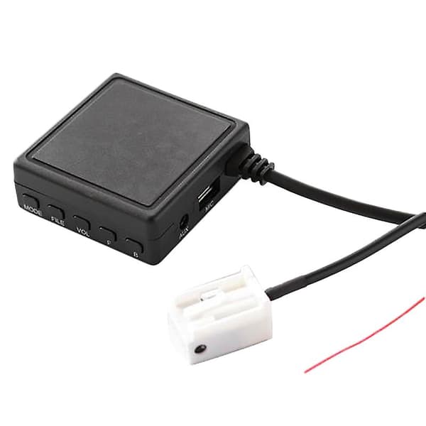 Bil Bluetooth 5.0 Aux-kabeladapter Tf Usb Passar För Peugeot 207 307 407 308