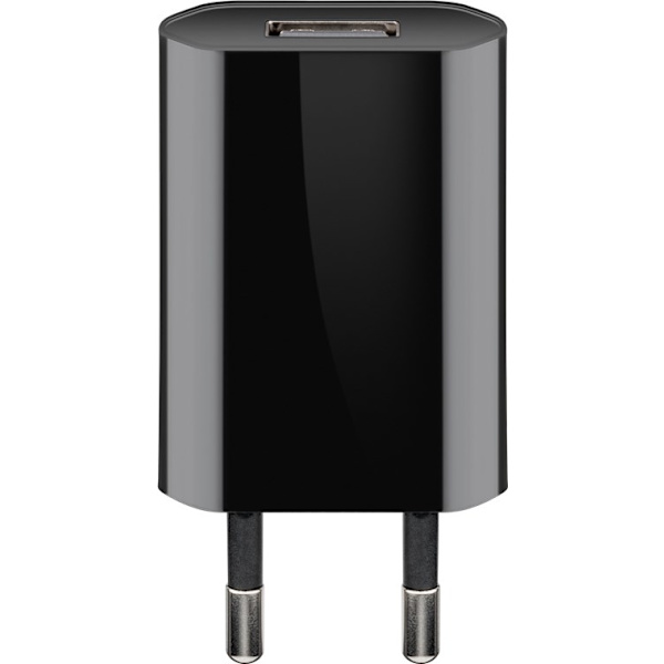 USB-A oplader (5W) sort