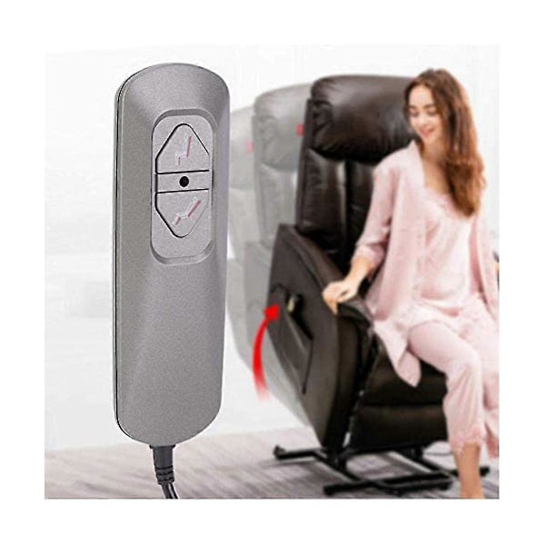 Elektrisk Recliner-kontroll med Dubbla Knappar, Stolslyft/Elektrisk Soffa Manuell Kontroll, Soffa Reclin-hy