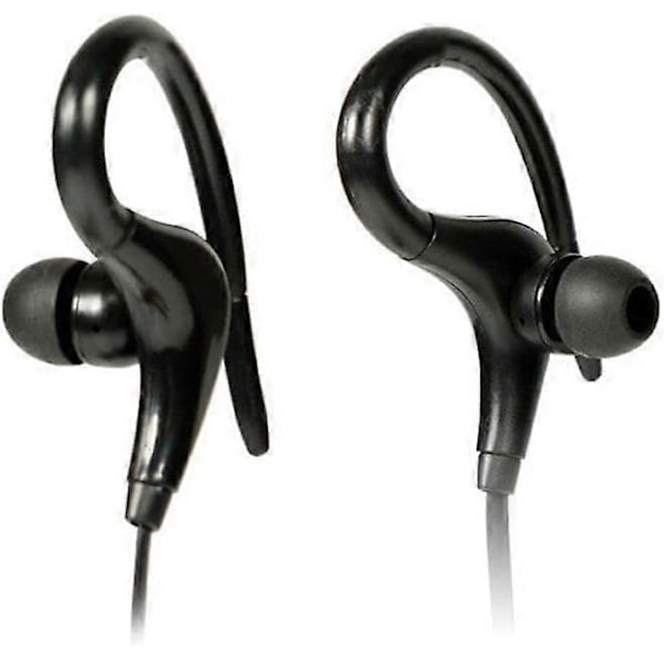Bluetooth-hörlurar med 3 timmars speltid Bluetooth 4.2 HD Stereo Bassisolering Svart One Size