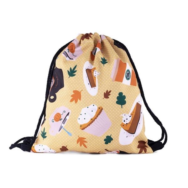 2024 Fashion Girls Cartoon Drawstring Pocket 3D Digital Printing Drawstring Bag Backpack bpa600041