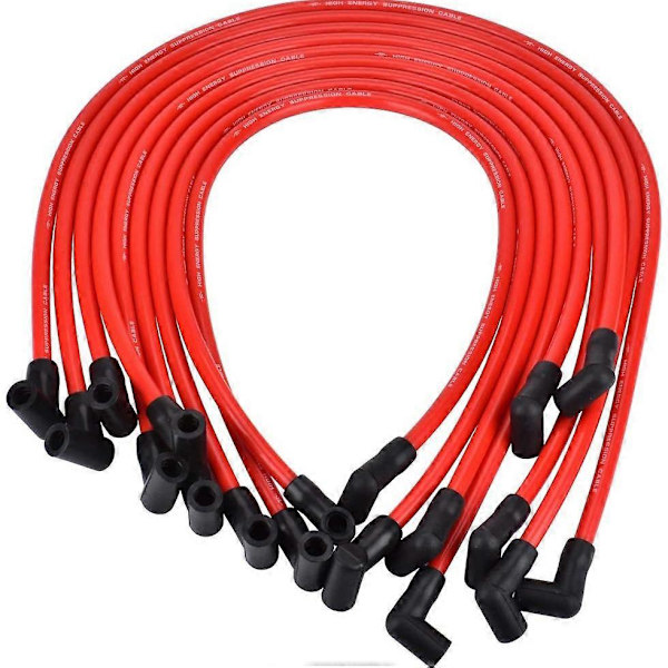 10.5 MM Tändkabelset, SP10-390-1010 Högpresterande Tändkabel för AM General HEI BBC 35