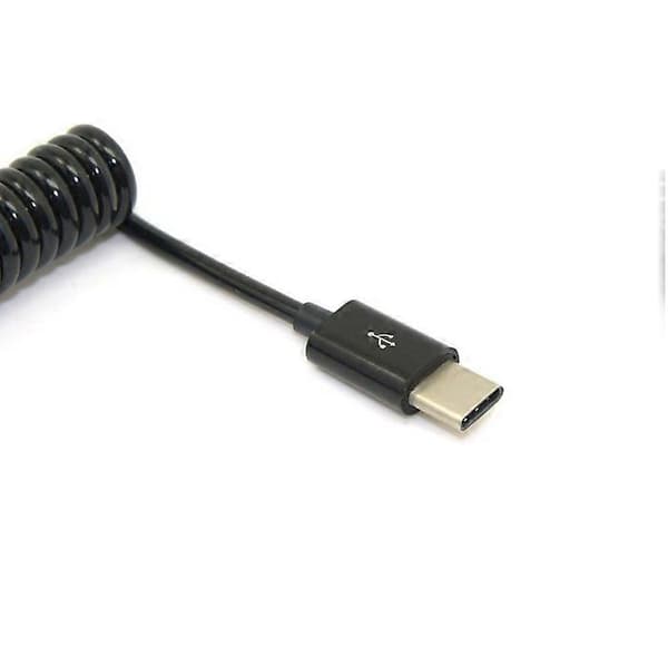 3M Spiral USB 3.1 Type C Han til Standard USB 2.0 A Han Datakabel til Nokia N1 Tablet Mobil