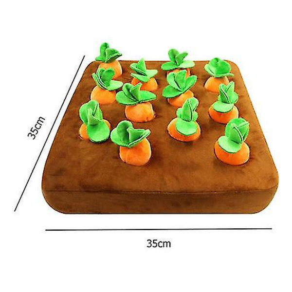 Plush Leksak Morot & Rädisa för Hundar - Dra Upp & Tugga - Utbildande Leksak för Barn