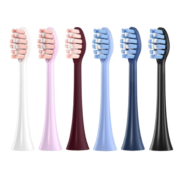 6-delt sæt med elektriske tandbørstehoveder til FT7105 FT7106 FT7108 FT7205