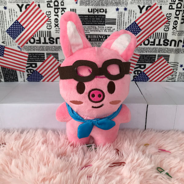 20 cm Skzoo Stray Kids plys bamse til børn pink rabbit
