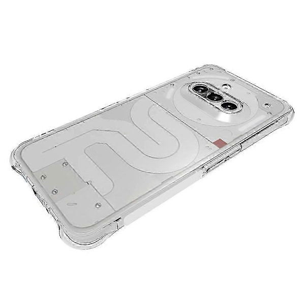 Yhteensopiva Nothing Phone (3a) TPU-puhelinkuoren kanssa, liukumaton läpinäkyvä matkapuhelinkotelo