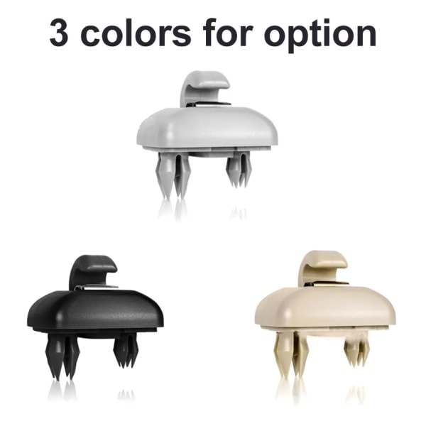 2 st solskyddskrokfäste för Audi A1 A3 A4 A5 Q3 Q5 (8E0 857 562) A7 B6 B7 B8 S4 S5 solskyddshållare bilinteriördelar grå