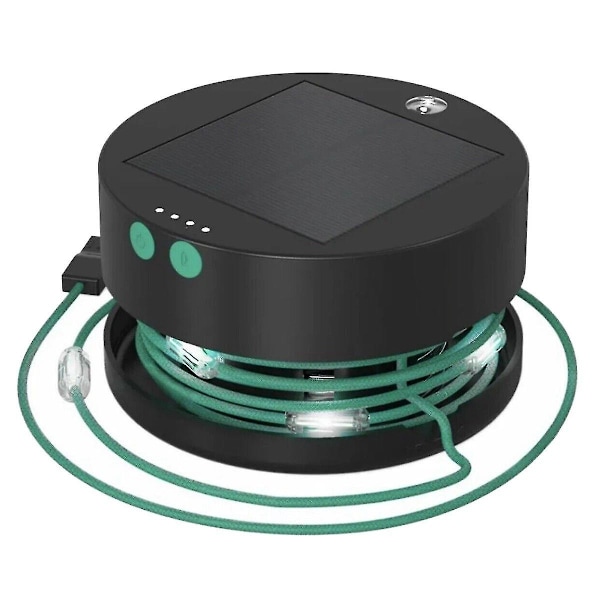 Udendørs Camping Lys Solcelle Lyskæde Led Camping Lampe Telefonoplader Udendørs Gadgets Camping Eq
