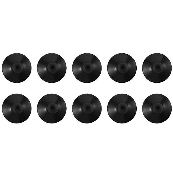 10 st Svarta gummiklämmor med sugkoppar 27 mm för akvariumpump