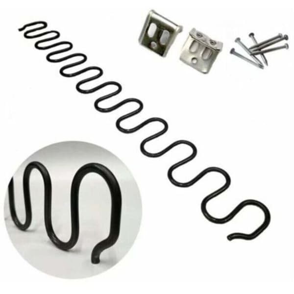 Udskiftningsfjedre til sofa - 2 stk. med 50 cm diameter ledninger.