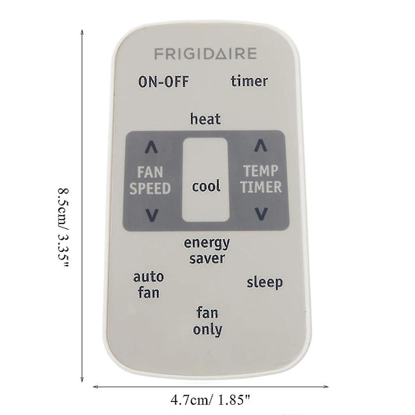 Fjärrkontroll för luftkonditionering, ersättning för Frigidaire Rg15d/e-ell 5304477003