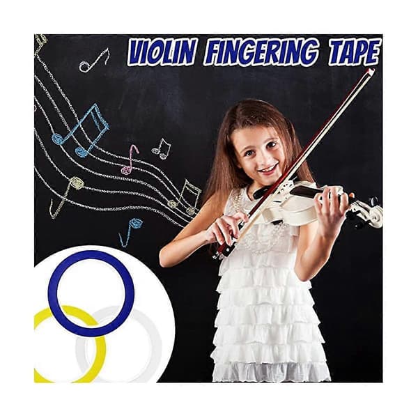 6 st Violin Fingertejp, Grepptejp för Greppbräda för Nybörjare, Stråkinstrumentguide