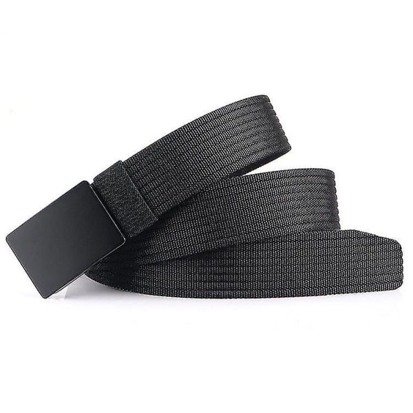 Grip6 Web-bälten för män - Nylonbälte - Helt justerbart avslappnat bältesband och bältesspänne