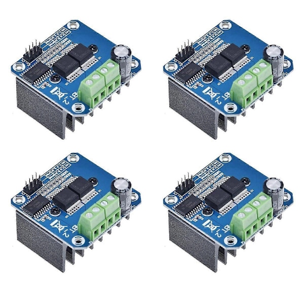 4X BTS7960 43A Högeffekts Motordrivmodul/Smart Bildrivmodul för Strömgräns