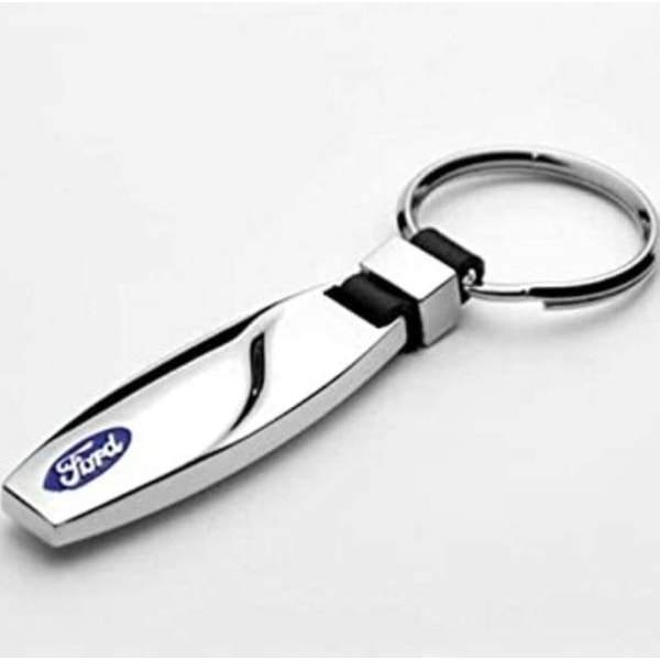 Ford Tear Drop Metal 10d Bil Logo Nøglering Nøglekæde Fob Gave