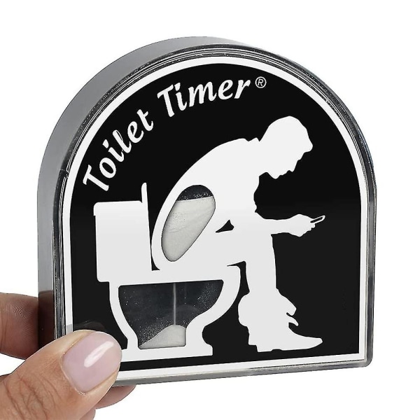 Toalett-timer Sandtimer Fem minutters timer Morsomme gaver til menn Ektemann Far Fedre