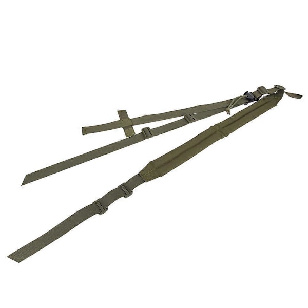 Udendørs Nylon Reb, Nylon Grøn Udendørs 2 Taktiske Punkter Sling Taktisk Skulder Hængende Rem Specialdesignet 12