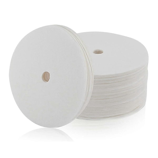 400 stk. ublegede percolator kaffefiltre, 9,5 cm engangs kaffepapirfilter, disk kaffefilter