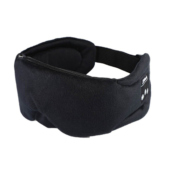 Sovhörlurar - Sovmask med hörlurar Bluetooth 5.0 Svart