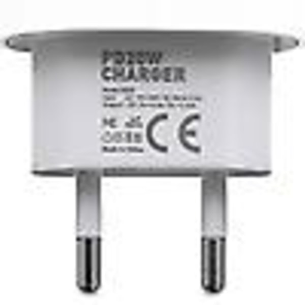 iPhone-oplader - Hurtig oplader - Adapter + kabel 20W USB-C Hvid 4-pak iPhone