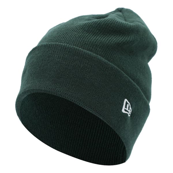 New Era Stickad Vintermössa med Uppvik Grön