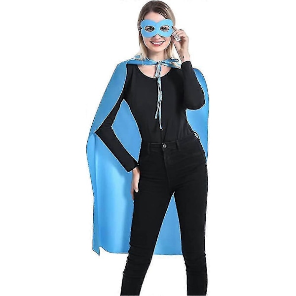 Superheltkappe og maske for voksne - Halloween vampyrkapper festantrekk superheltkostyme