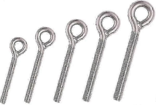 M6 304 Rustfritt Stål Lang Ring Skrue Gjenget Stang Ring