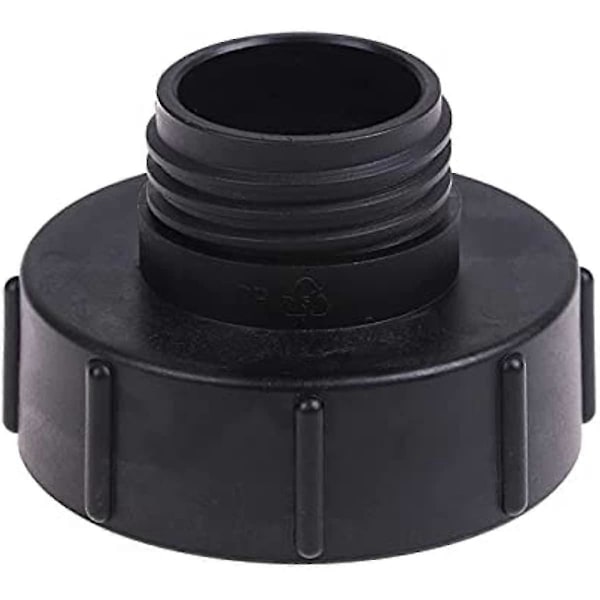 IBC-tankadapter Slangkran Koppling DN80 3 Tum S100x8 100 mm Grovt Gänga till 2 Tum S60x6 60 mm Vattenlagringstankkran IBC-tankkopplingar Gänga C