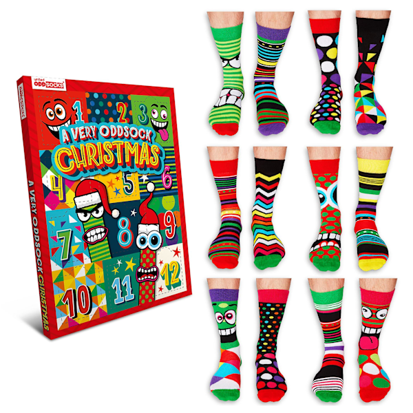 United Oddsocks Mænds Strømpe Julekalender