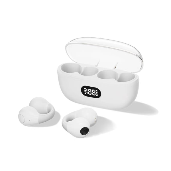 352 (Hvid) Trådløst Gaming Headset Tws Hovedtelefoner Støjreducerende Vandtæt